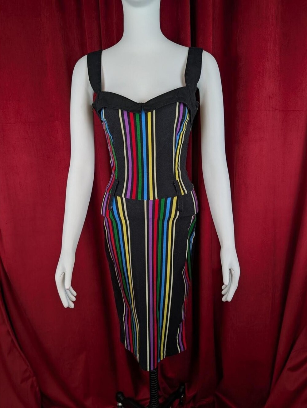 Switchblade Stiletto Black, White, Purple, Red, Green, Blue, Yellow Dress